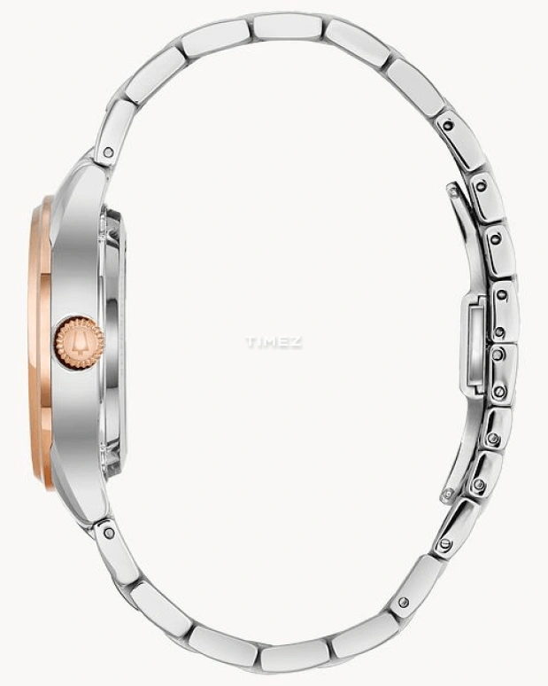 Bulova,Sutton 34mm,34mm,Stainless Steel,White,Automatic,Sapphire,Crystal Glass,Round,98P170