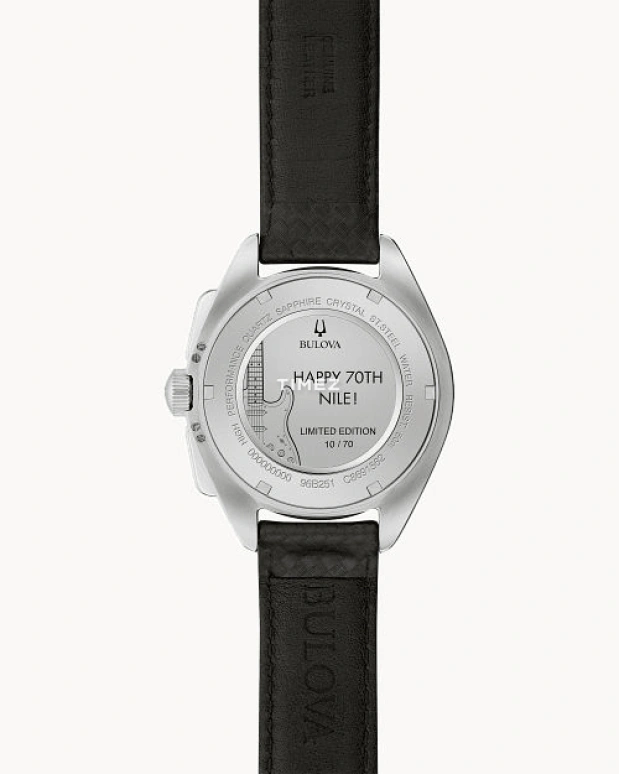 Bulova,Lunar Pilot 45mm,45mm,Stainless Steel,Black,Quartz,Chronograph,Day,96B251LE