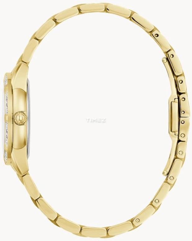 Bulova,Sutton 28mm,28mm,Stainless Steel,White,Quartz,Hardlex,Round,98R297