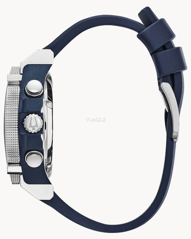 Bulova,Icon 46.50mm,46.50mm,Stainless Steel,Black,Quartz,Chronograph,Day,98B315