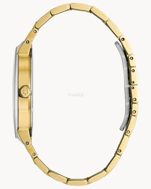 Bulova,Futuro 42mm,42mm,Stainless Steel,Champagne,Quartz,Day,Hardlex,97D115
