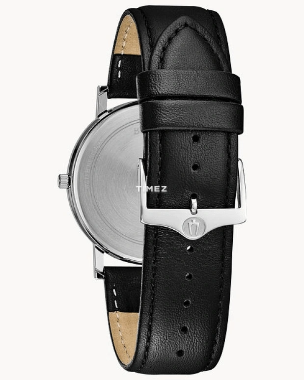 Bulova,American Clipper 40mm,40mm,Stainless Steel,Silver White,Quartz,Day,Hardlex,96B312
