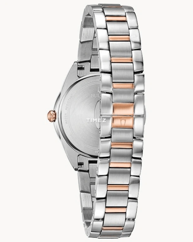 Bulova,Sutton 32.50mm,32.50mm,Stainless Steel,Rose Gold,Quartz,Sapphire,Crystal Glass,Round,98R264