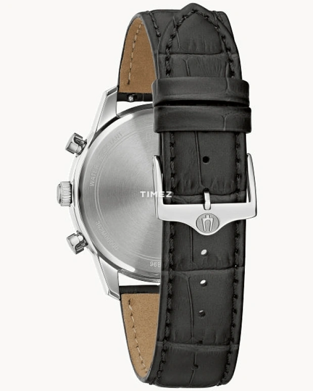 Bulova,Sutton 41mm,41mm,Stainless Steel,Black,Quartz,Chronograph,Day,96B403