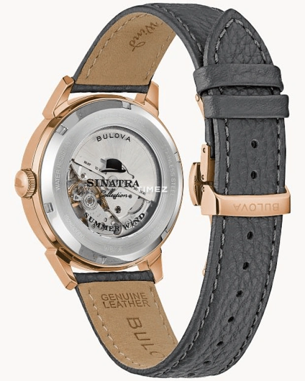 Bulova,Summer Wind 40mm,40mm,Stainless Steel,Grey,Automatic,Day,Sapphire,Crystal Glass,97B206