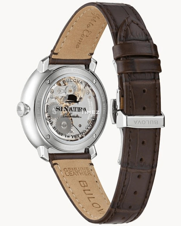 Bulova,The Best is Yet to Come 40mm,40mm,Stainless Steel,Grey,Handwound,Day,Sapphire,Crystal Glass,96B345