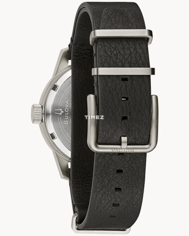 Bulova,Hack Watch 38mm,38mm,Stainless Steel,Cream,Automatic,Hardlex,Round,96A246