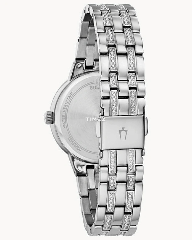 Bulova,Phantom 32.50mm,32.50mm,Stainless Steel,Blue,Quartz,Hardlex,Round,96L276