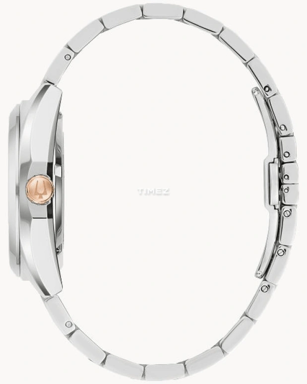 Bulova,Surveyor 39mm,39mm,Stainless Steel,Wine Red,Automatic,Day,Sapphire,Crystal Glass,98B422