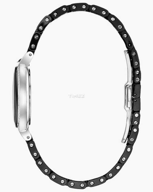 Bulova,Rubaiyat 35mm,35mm,Stainless Steel,Ceramic,Black,Quartz,Sapphire,Crystal Glass,Round,98R266