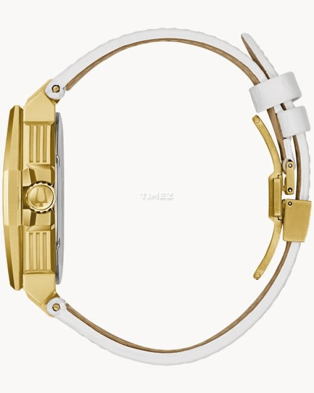Bulova,Series X 45mm,45mm,Stainless Steel,Silver White,Quartz,Day,Sapphire,Crystal Glass,98J119