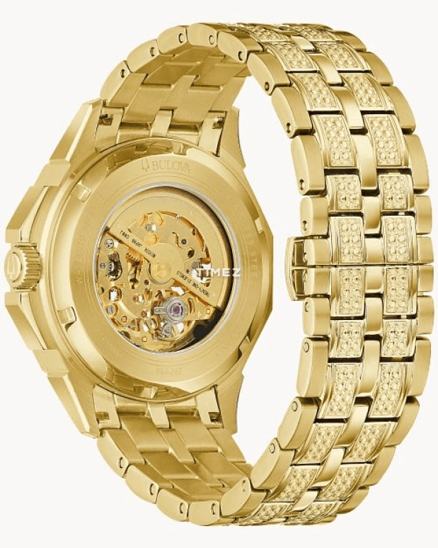 Bulova,Octava 41.70mm,41.70mm,Stainless Steel,Gold,Automatic,Hardlex,Twelve edge,98A292