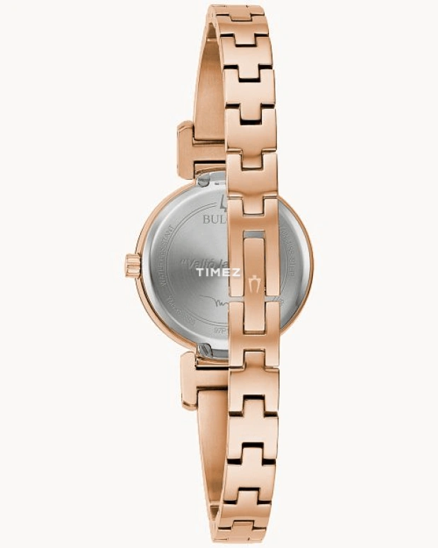 Bulova,Modern 26mm,26mm,Stainless Steel,Black,Quartz,Hardlex,Round,97P163