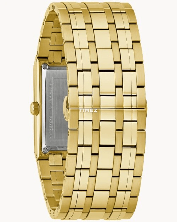 Bulova,Quadra 30mm,30mm,Stainless Steel,Black,Quartz,Hardlex,Square,97D132