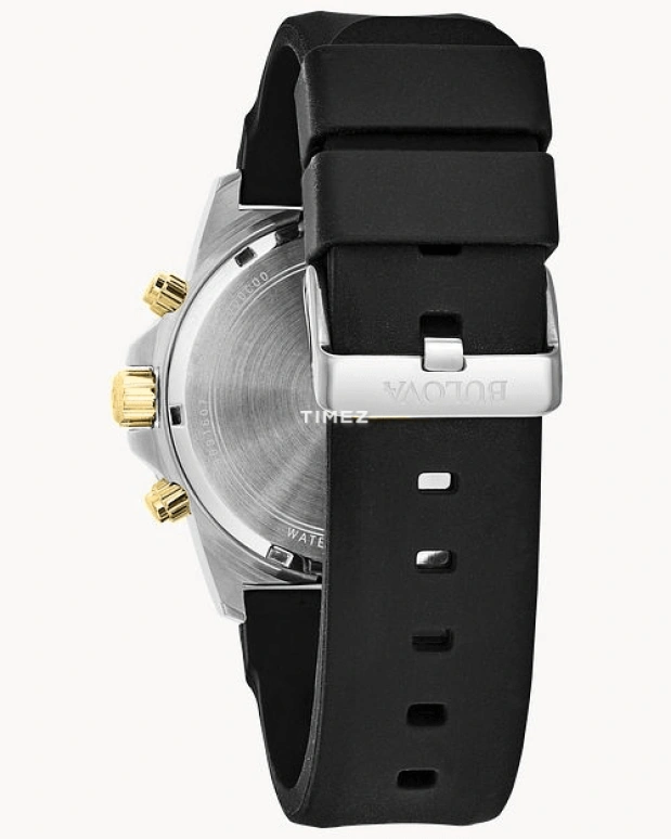 Bulova,Marine Star 44mm,44mm,Stainless Steel,Grey,Quartz,Chronograph,Day,98B277
