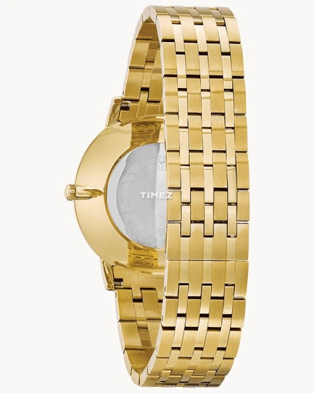 Bulova,Classic 40mm,40mm,Stainless Steel,Black,Quartz,Hardlex,Round,97A127