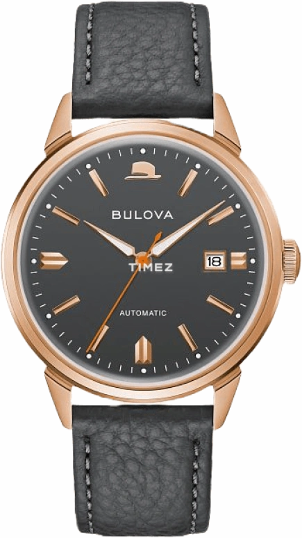Bulova,Summer Wind 40mm,40mm,Stainless Steel,Grey,Automatic,Day,Sapphire,Crystal Glass,97B206