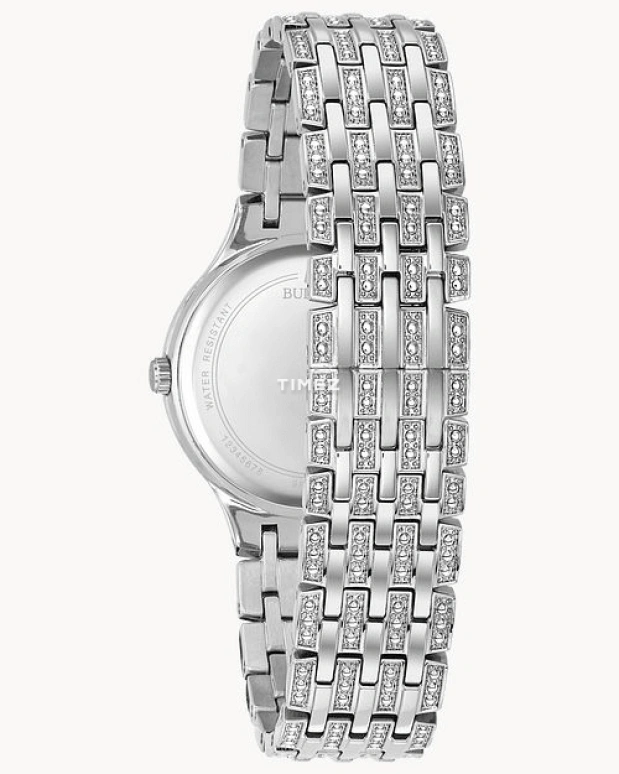 Bulova,Phantom 32mm,32mm,Stainless Steel,Black,Quartz,Hardlex,Round,96L273