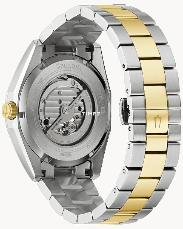 Bulova,Surveyor 42mm,42mm,Stainless Steel,Silver,Automatic,Hardlex,Round,98A284