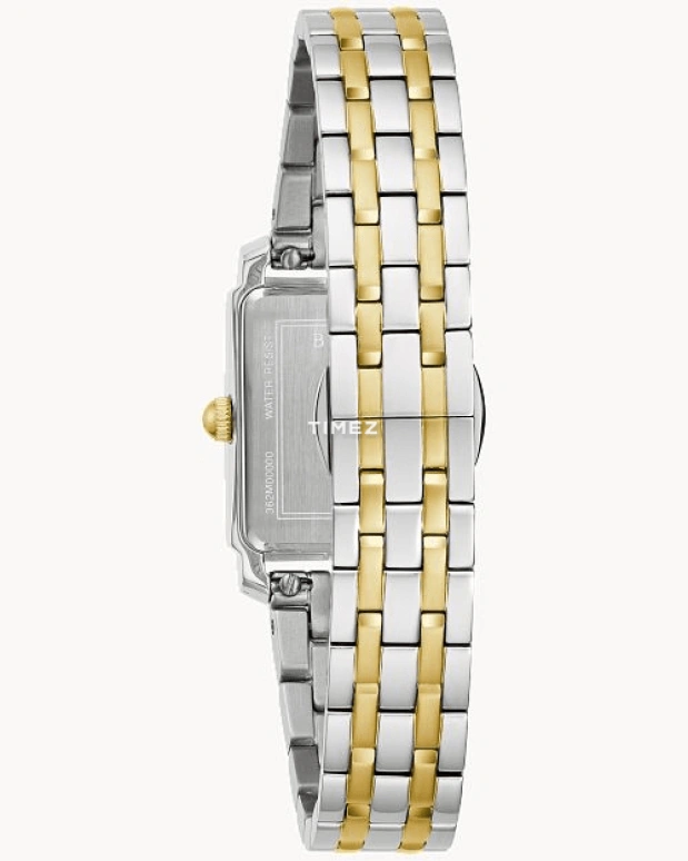 Bulova,Sutton 21mm,21mm,Stainless Steel,White,Quartz,Hardlex,Square,98L308