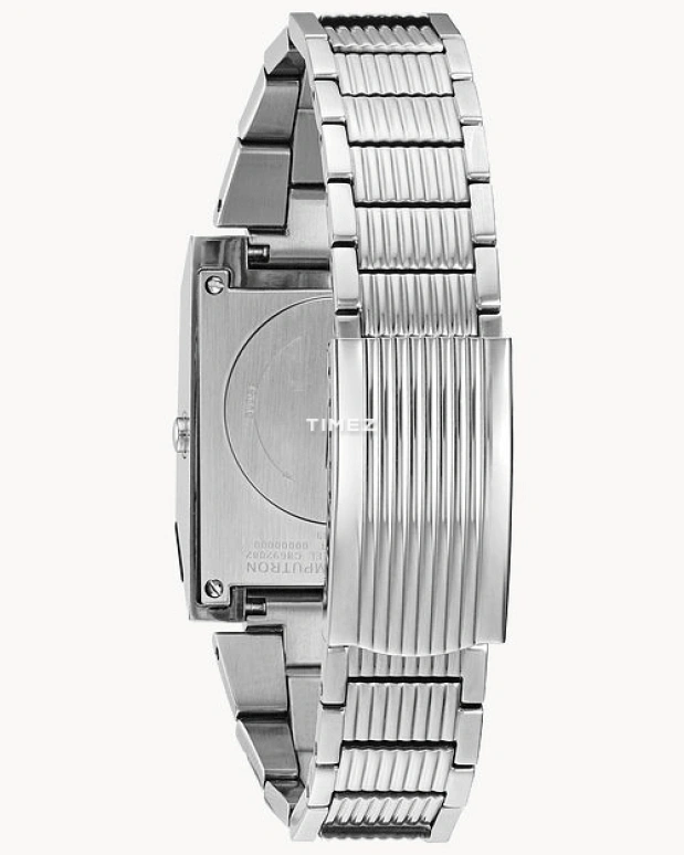 Bulova,Computron 31mm,31mm,Stainless Steel,Silver,Date,Day,Dule Time,96C139
