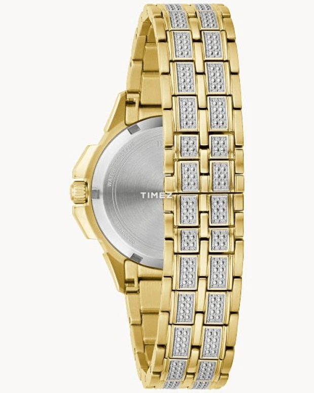 Bulova,Octava 34mm,34mm,Stainless Steel,Silver White,Quartz,Hardlex,Round,98L302