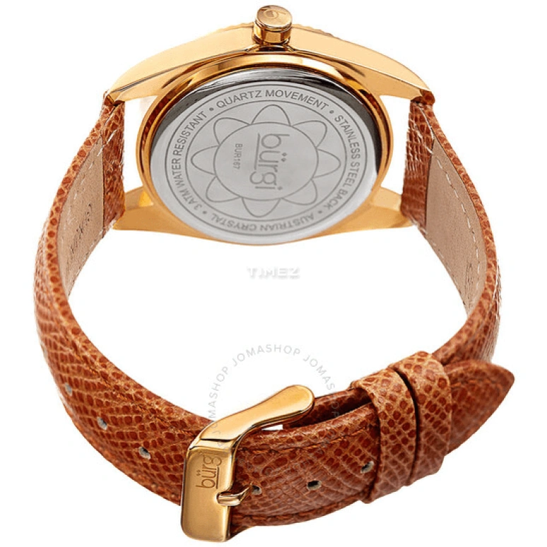 Burgi,Other 36mm,36mm,Composite,White,Quartz,Hardlex,Round,BUR167TN