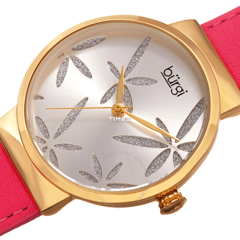 Burgi,Other 34mm,34mm,Composite,Silver,Quartz,Hardlex,Round,BUR191PK