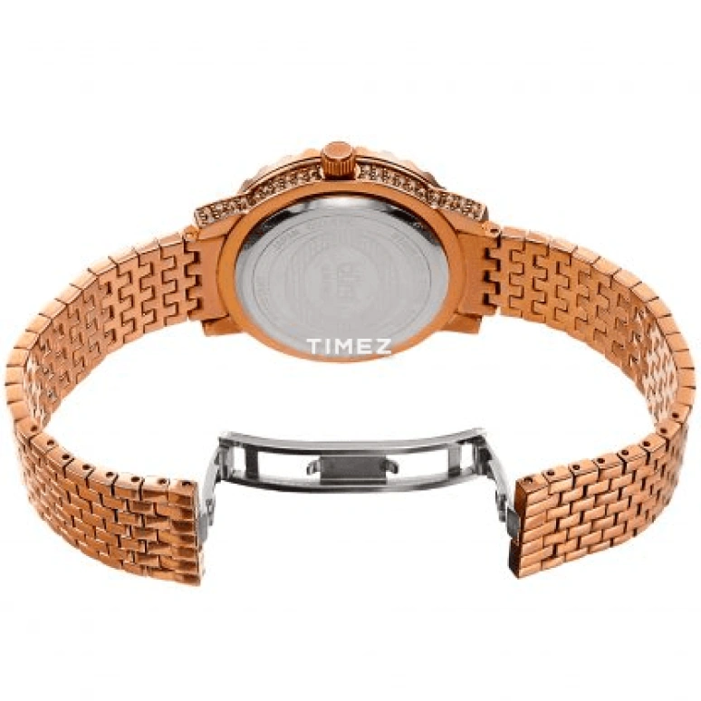 Burgi,Other 36mm,36mm,Brass,White,Quartz,Hardlex,Round,BUR176RG