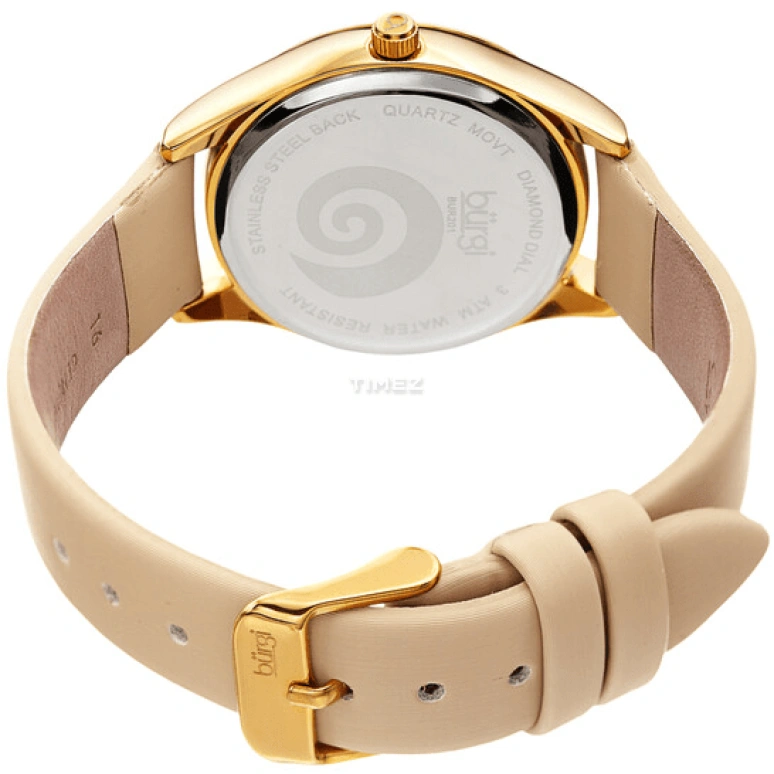 Burgi,Other 34mm,34mm,Aluminium,Silver,Quartz,Hardlex,Round,BUR201YG