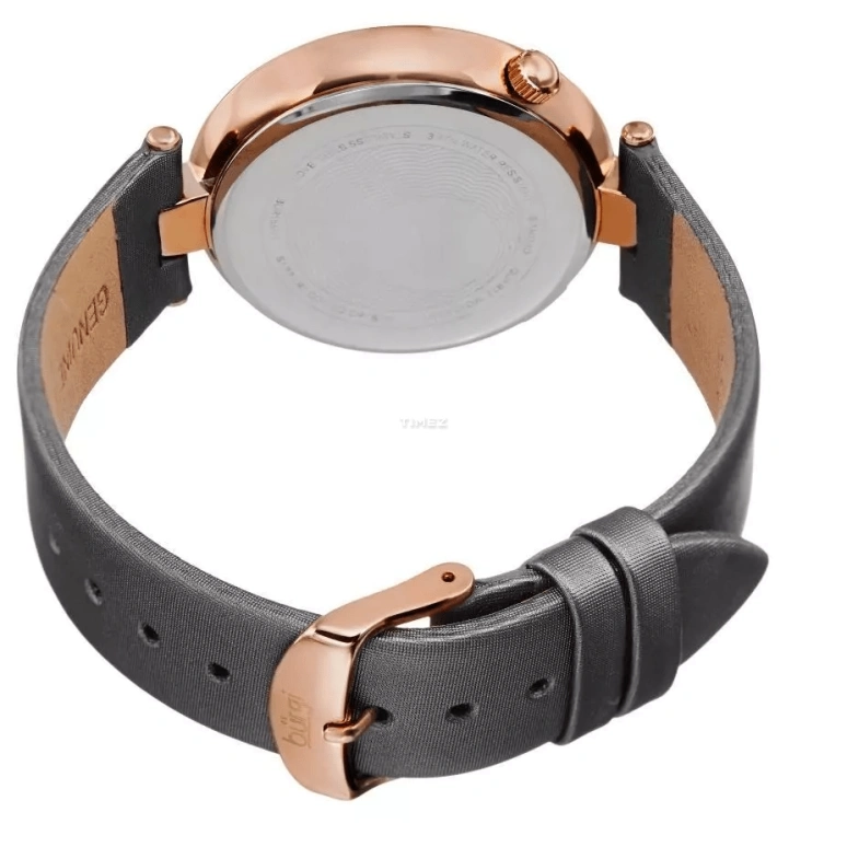 Burgi,Other 40mm,40mm,Composite,Silver,White,Rose Gold,Quartz,Hardlex,Round,BUR155GY