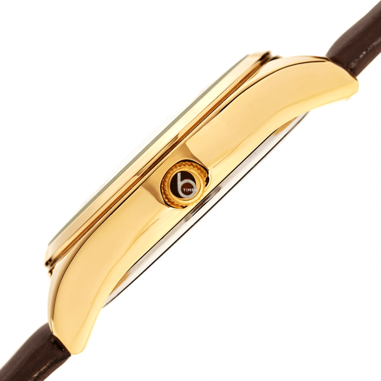 Burgi,Other 34mm,34mm,Composite,Brown,Quartz,Hardlex,Round,BUR201BR