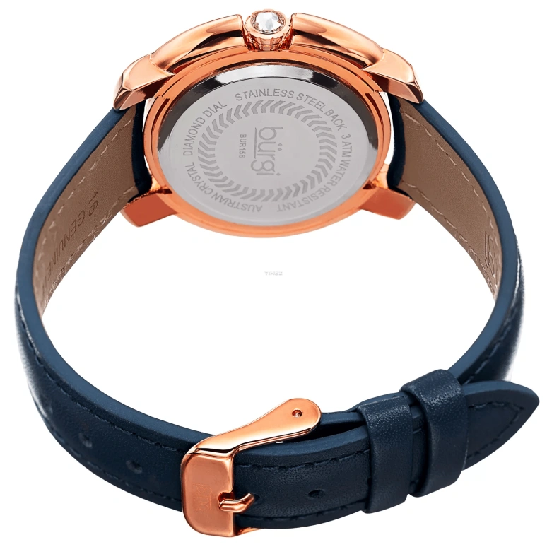 Burgi,Other 37mm,37mm,Composite,White,Quartz,Hardlex,Round,BUR156BU