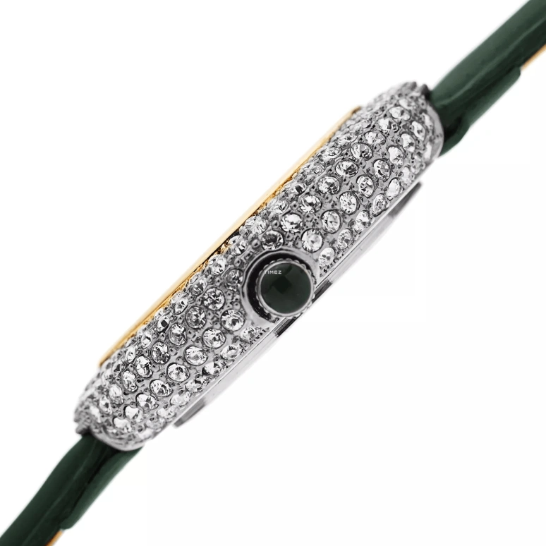 Burgi,Other 36mm,36mm,Brass,White,Quartz,Hardlex,Round,BUR209GN