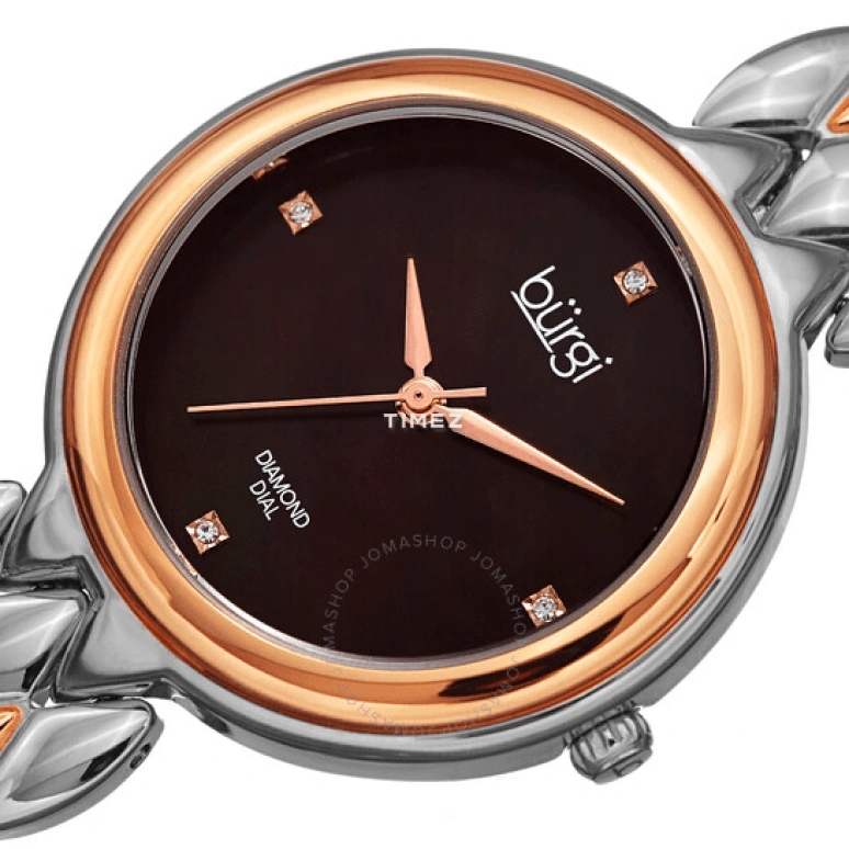 Burgi,Other 34mm,34mm,Composite,Black,Quartz,Hardlex,Round,BUR193TTR