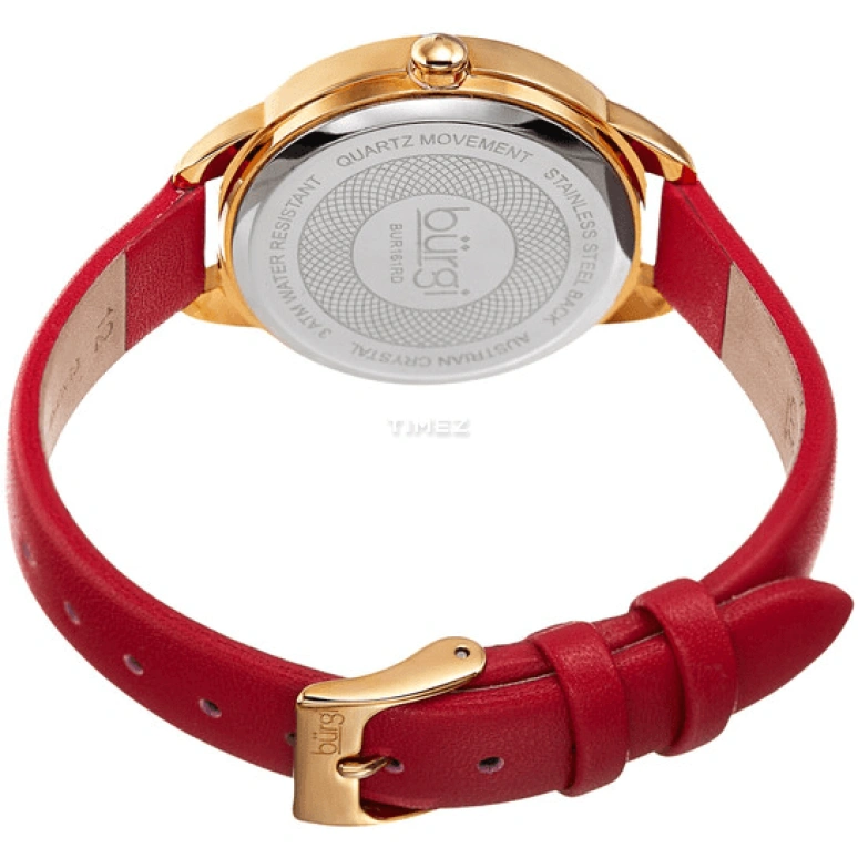 Burgi,Other 35mm,35mm,Composite,Silver,Quartz,Hardlex,Round,BUR161RD