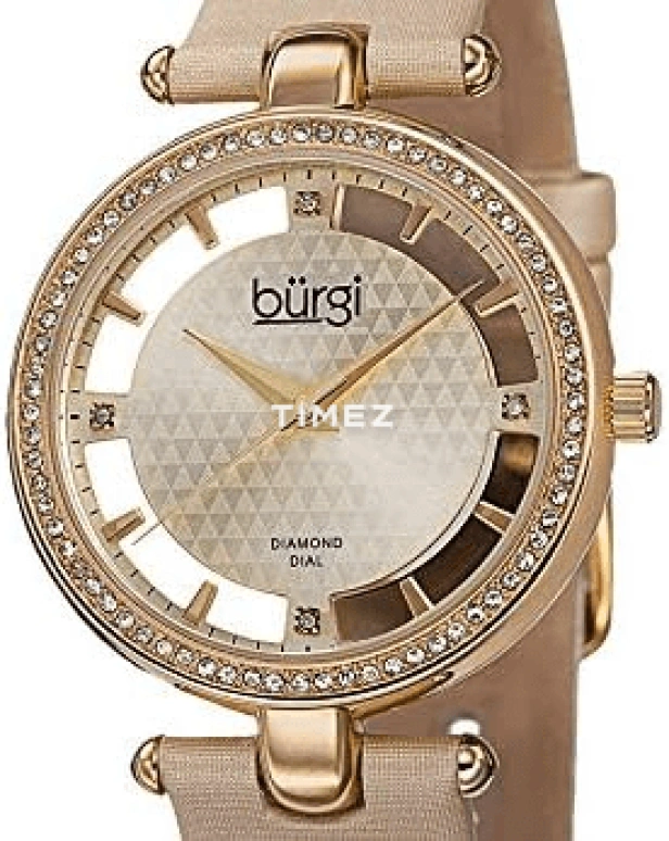 Burgi,Other 38mm,38mm,Composite,Gold,Quartz,Hardlex,Sapphire,Round,BUR104YG