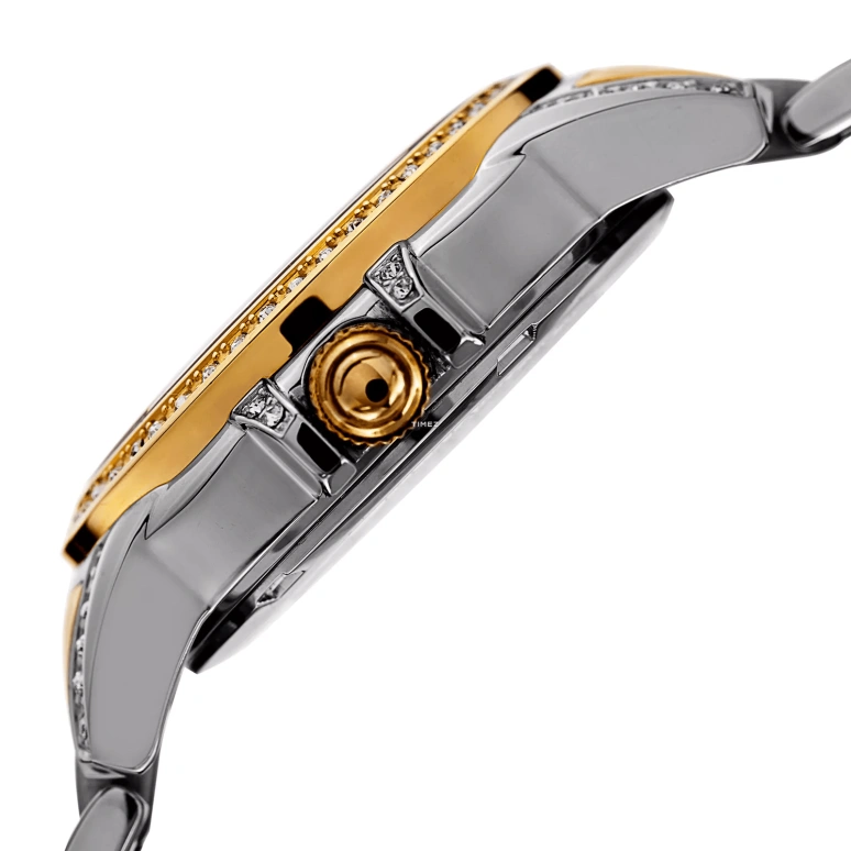 Burgi,Other 33mm,33mm,Stainless Steel,White,Quartz,Day,Hardlex,BUR168TTG