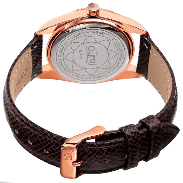 Burgi,Other 36mm,36mm,Composite,White,Quartz,Hardlex,Round,BUR167GY