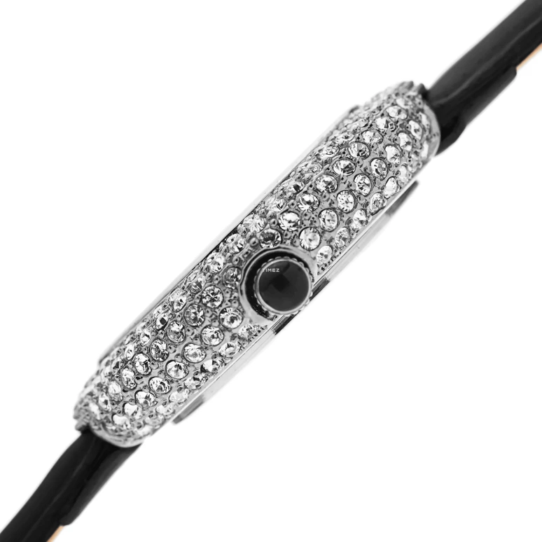 Burgi,Other 36mm,36mm,Brass,White,Quartz,Hardlex,Round,BUR207SSBK