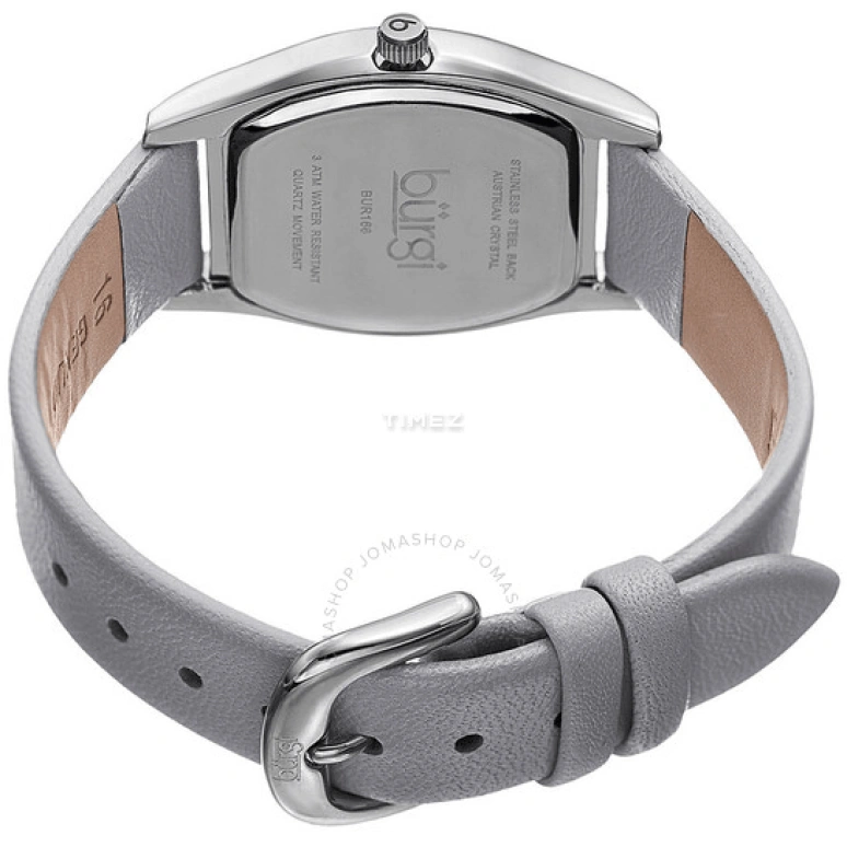 Burgi,Other 30mm,30mm,Composite,Silver,Quartz,Day,Hardlex,Sapphire,BUR166GY