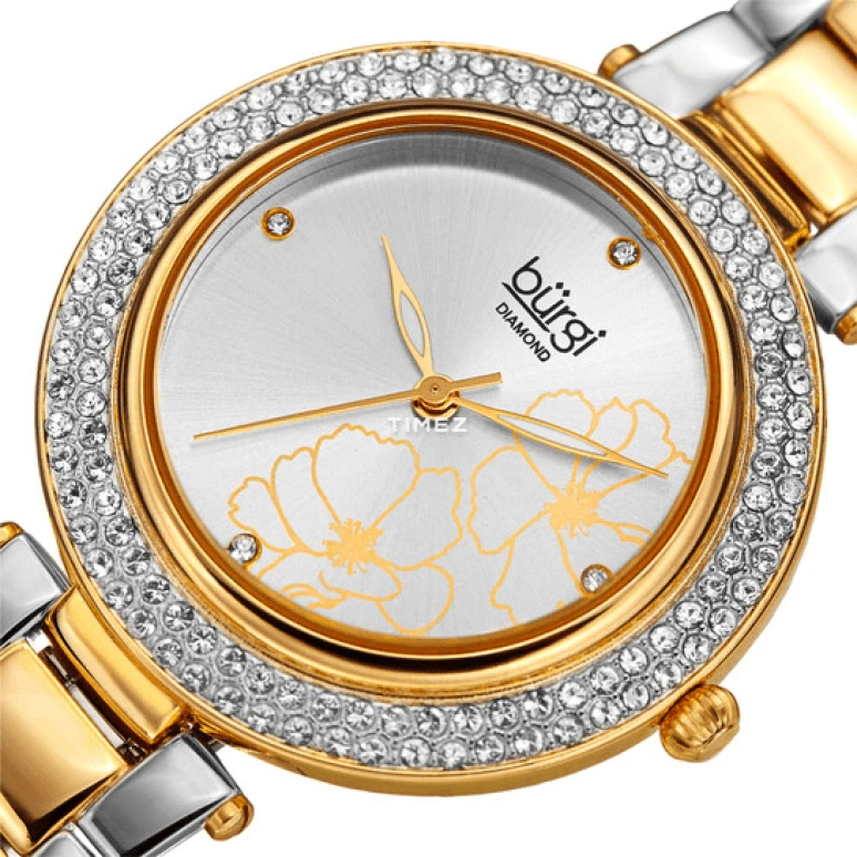 Burgi,Other 36mm,36mm,Composite,Silver,Quartz,Sapphire,Hardlex,Round,BUR179TTG