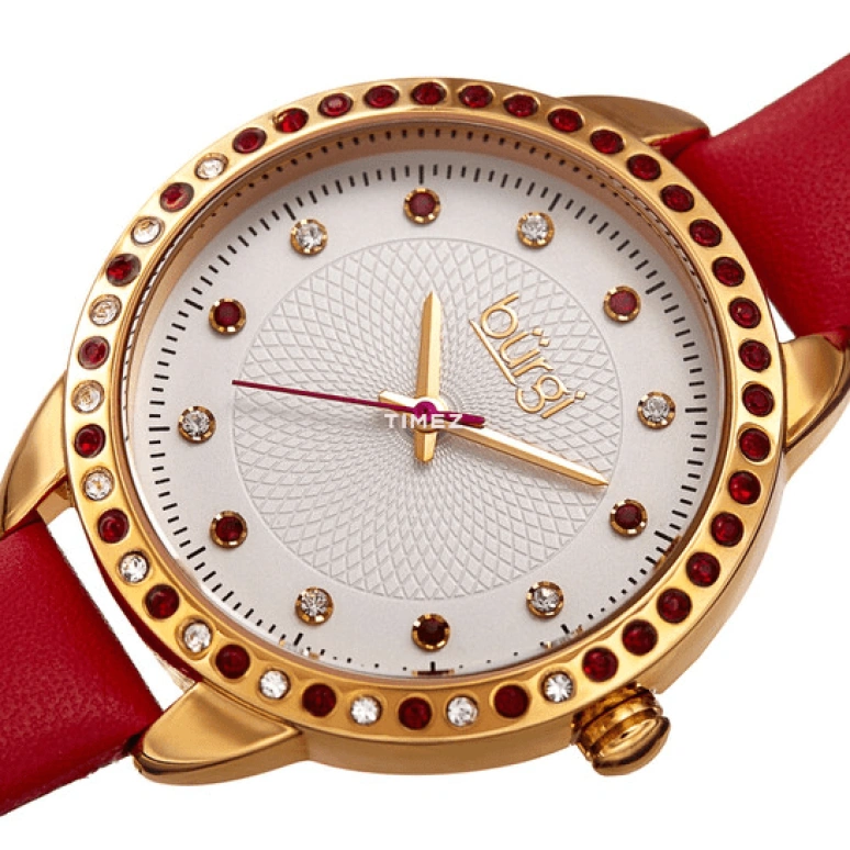 Burgi,Other 35mm,35mm,Composite,Silver,Quartz,Hardlex,Round,BUR161RD