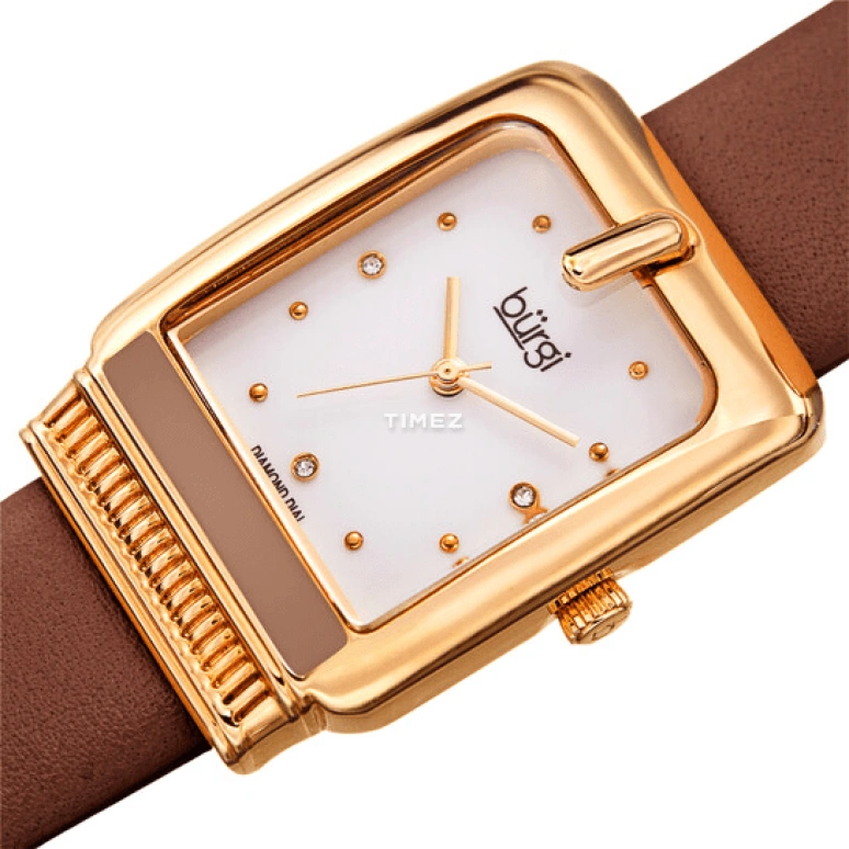 Burgi,Other 28mm,28mm,Composite,White,Quartz,Hardlex,Rectangular,BUR192BR