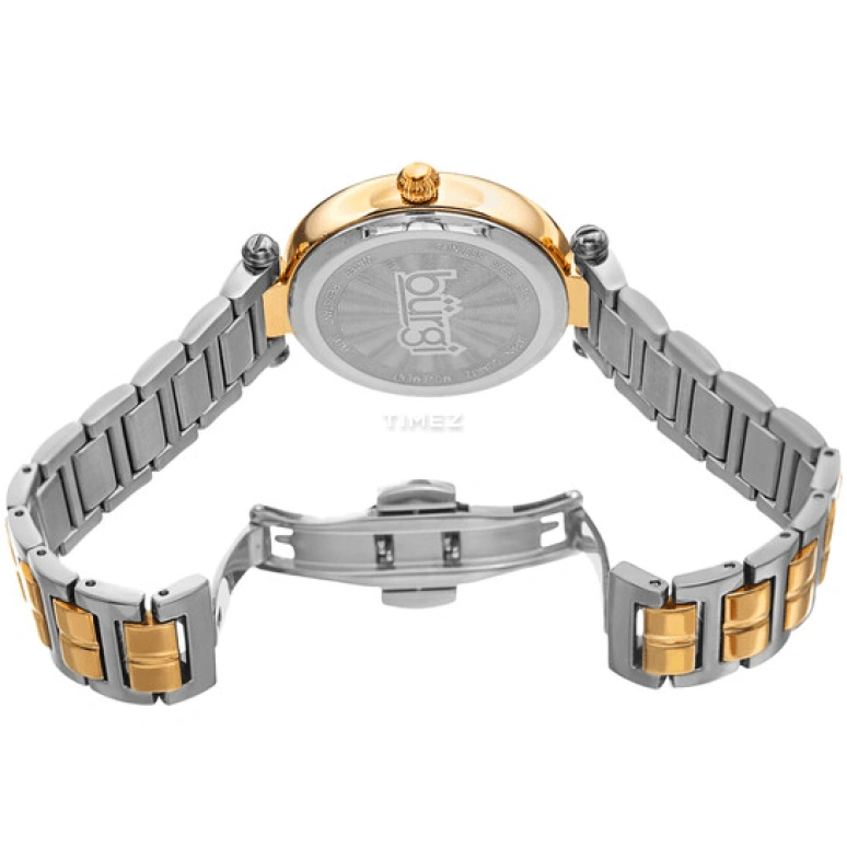 Burgi,Other 32mm,32mm,Composite,White,Quartz,Hardlex,Round,BUR183TTG