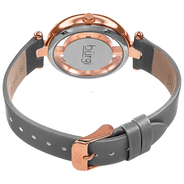 Burgi,Other 38mm,38mm,Composite,Silver,Quartz,Hardlex,Sapphire,Round,BUR104GY