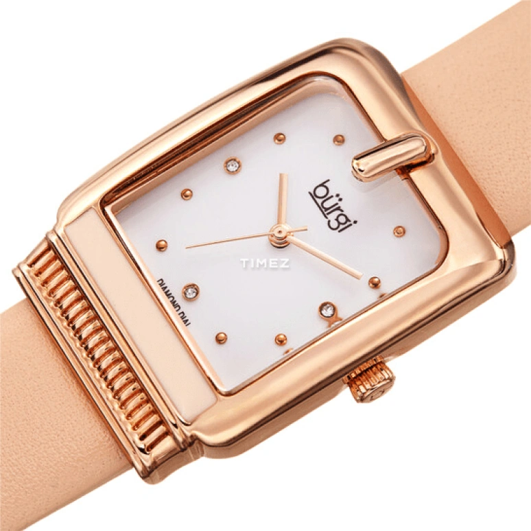 Burgi,Other 28mm,28mm,Composite,White,Quartz,Hardlex,Rectangular,BUR192PK