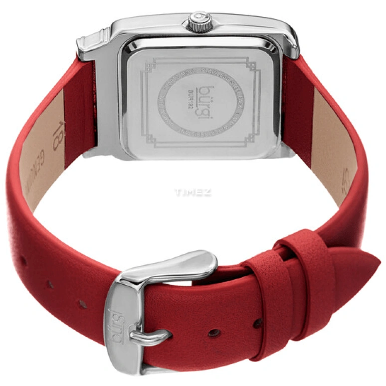 Burgi,Other 28mm,28mm,Composite,White,Quartz,Hardlex,Rectangular,BUR192RD