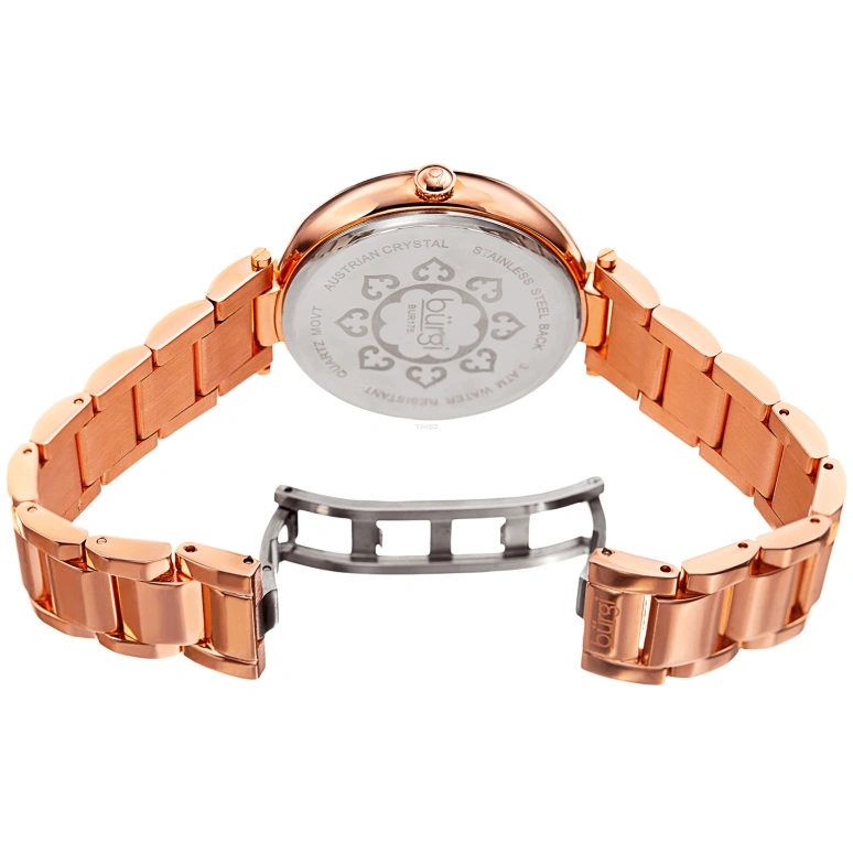 Burgi,Other 39mm,39mm,Composite,Red,Quartz,Sapphire,Hardlex,Round,BUR175RG