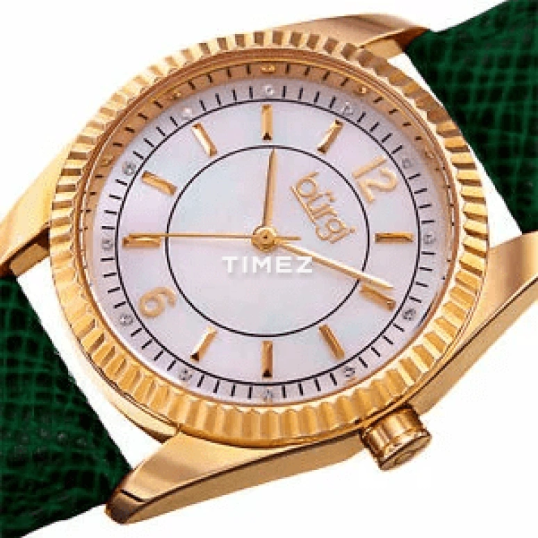 Burgi,Other 36mm,36mm,Composite,White,Quartz,Hardlex,Round,BUR167GN